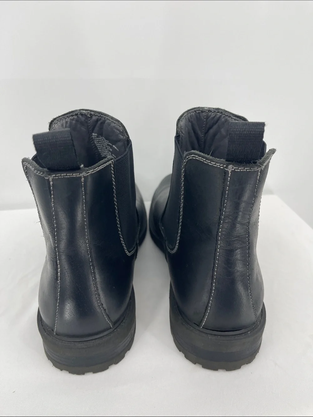 MAGELLAN SIZE 12 Men's Black Chelsea Boots - Sleek Slip-On Dress Boot